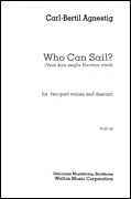 Who Can Sail? SA choral sheet music cover